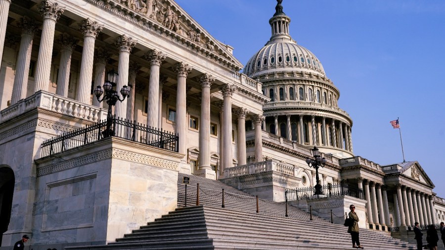 Negotiations on the debt limit continue in the House of Representatives between mediators from the Biden administration and Speaker of the House Kevin McCarthy, R-Calif., at the Capitol in Washington, Wednesday, May 24, 2023. (AP Photo/J. Scott Applewhite)