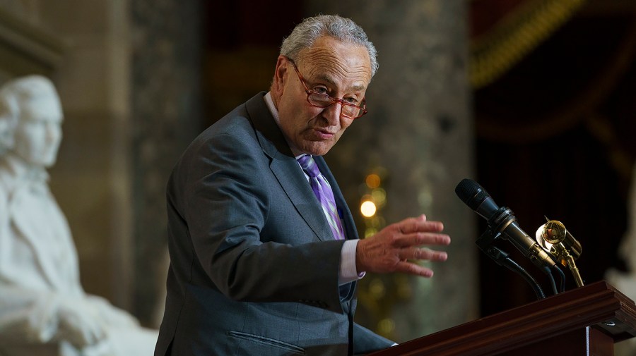 Majority Leader Chuck Schumer (D-N.Y.)