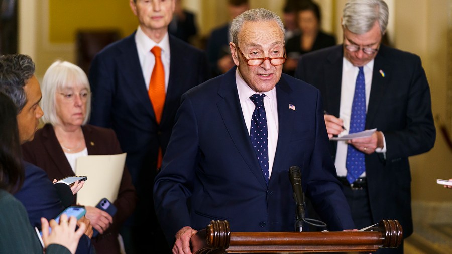 Majority Leader Chuck Schumer (D-N.Y.)