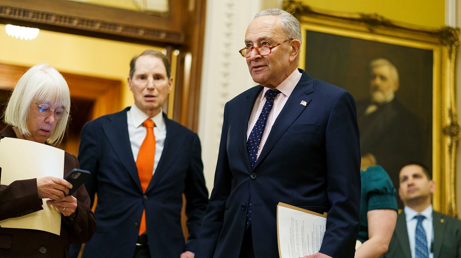 Majority Leader Chuck Schumer (D-N.Y.)