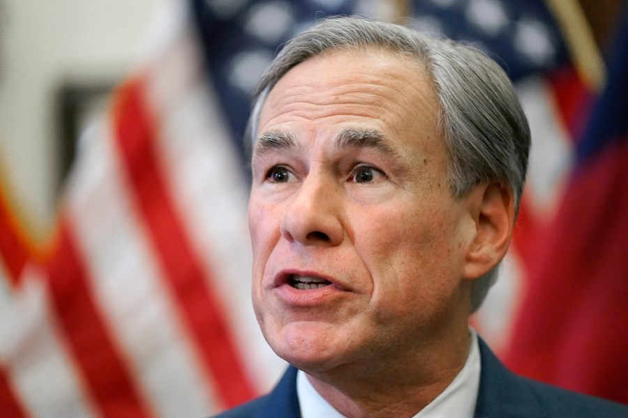 FILE - Texas Gov. Greg Abbott speaks at a news conference in Austin, Texas on June 8, 2021. Texas has become the most populous state to ban gender-affirming care for minors. Abbott signed legislation on Friday, June 2, 2023, instituting the prohibition. (AP Photo/Eric Gay, File)