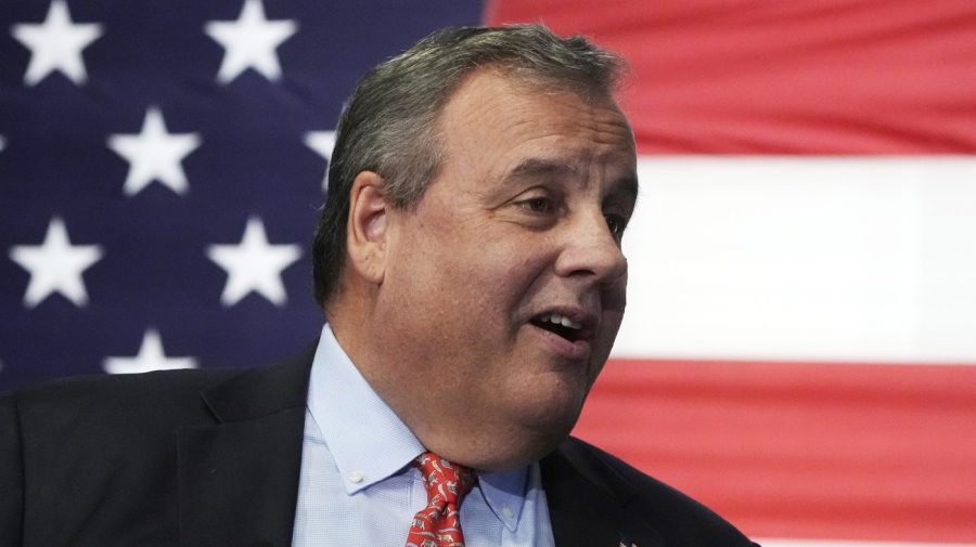 Republican Presidential candidate former, New Jersey Gov. Chris Christie smiles during a gathering, Tuesday, June 6, 2023, in Manchester, N.H. Christie filed paperwork Tuesday formally launching his bid for the Republican nomination for president after casting himself as the only candidate willing to directly take on former President Donald Trump. (AP Photo/Charles Krupa)