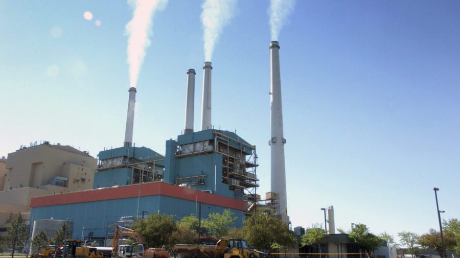 FILE - Gas emissions rises from a coal-burning power plant in Colstrip, Mont., July 1, 2013. (AP Photo/Matthew Brown, File)