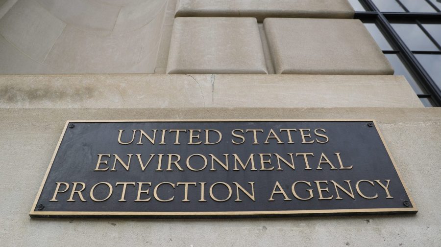 FILE - The Environmental Protection Agency (EPA) Building is shown in Washington, Sept. 21, 2017. The former head of a federal agency that investigates chemical accidents improperly spent more than $90,000 during her tenure, including unauthorized trips to and from her California home, remodeling her Washington office and outside media training for herself, according to a new report by a federal watchdog. The report by the EPA’s inspector general says Katherine Lemos, the former chair of the U.S. Chemical Safety Board, was not entitled to travel expenses for at least 18 round trips to the capital from her home in San Diego from April 2020 through March 2022. (AP Photo/Pablo Martinez Monsivais, File)