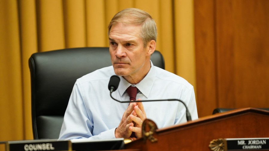 Rep. Jim Jordan (R-Ohio) at a House Judiciary Committee hearing featuring Trump-era special counsel John Durham on June 21, 2023.