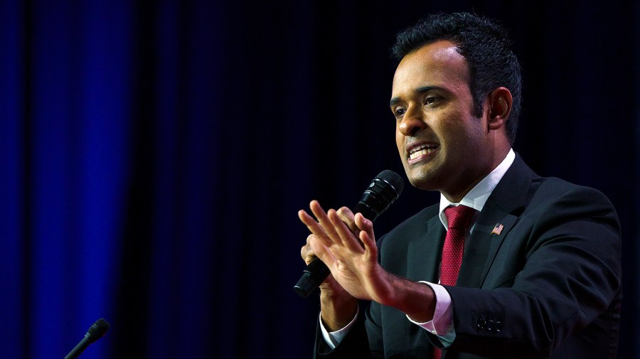 Republican presidential candidate Vivek Ramaswamy