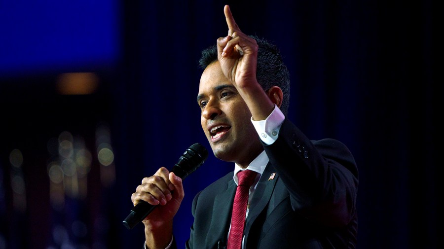 Republican presidential candidate Vivek Ramaswamy