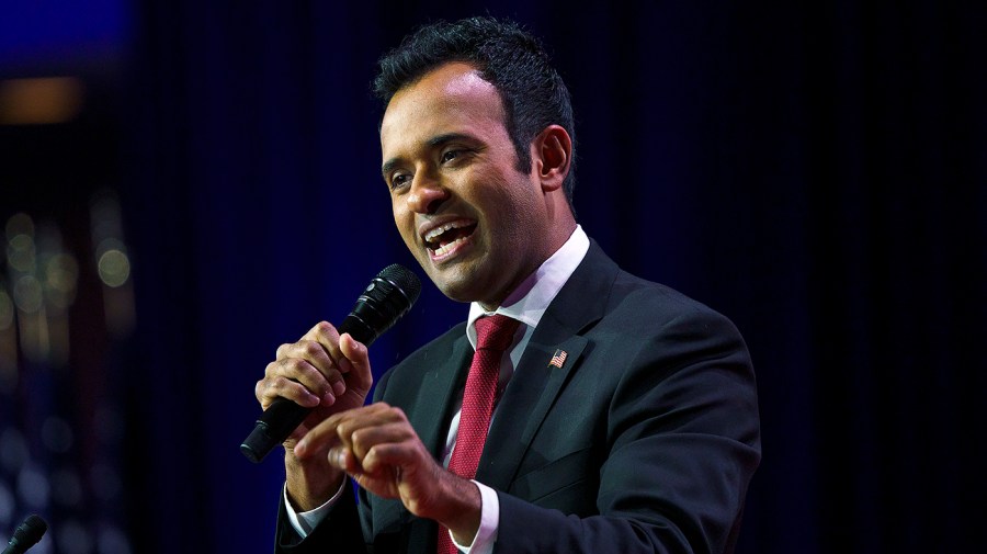 Republican presidential candidate Vivek Ramaswamy