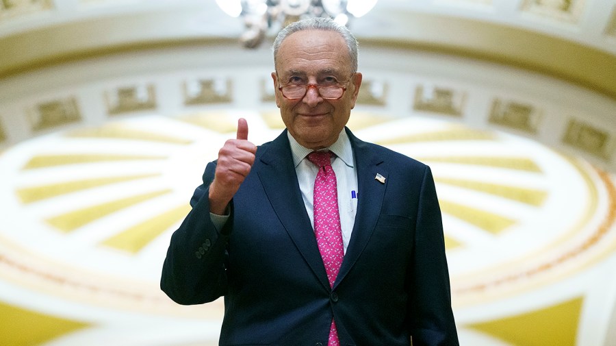 Majority Leader Chuck Schumer (D-N.Y.)