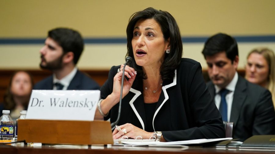 Rochelle Walensky, outgoing director of the Centers for Disease Control and Prevention (CDC), appears before a House Oversight Select Subcommittee on the Coronavirus Pandemic on June 13, 2023.