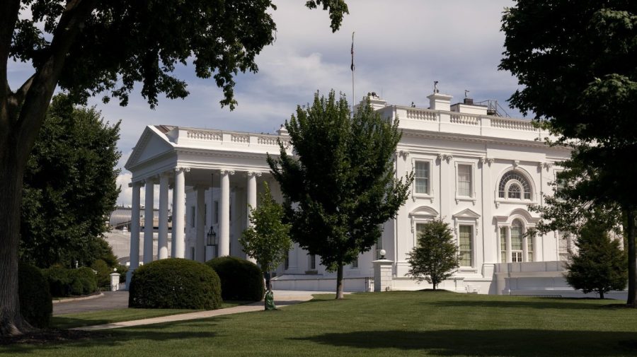 The White House is seen, July 30, 2022, in Washington. The White House was briefly evacuated Sunday evening while President Joe Biden was at Camp David after a suspicious powder was discovered by the Secret Service in a common area of the West Wing, and a preliminary test showed the substance was cocaine, two law enforcement officials said Tuesday.(AP Photo/Manuel Balce Ceneta, File)