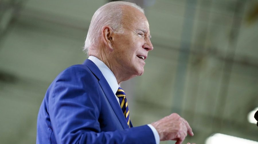 President Biden delivers remarks on his economic agenda at Flex LTD, Thursday, July 6, 2023, in West Columbia, S.C.