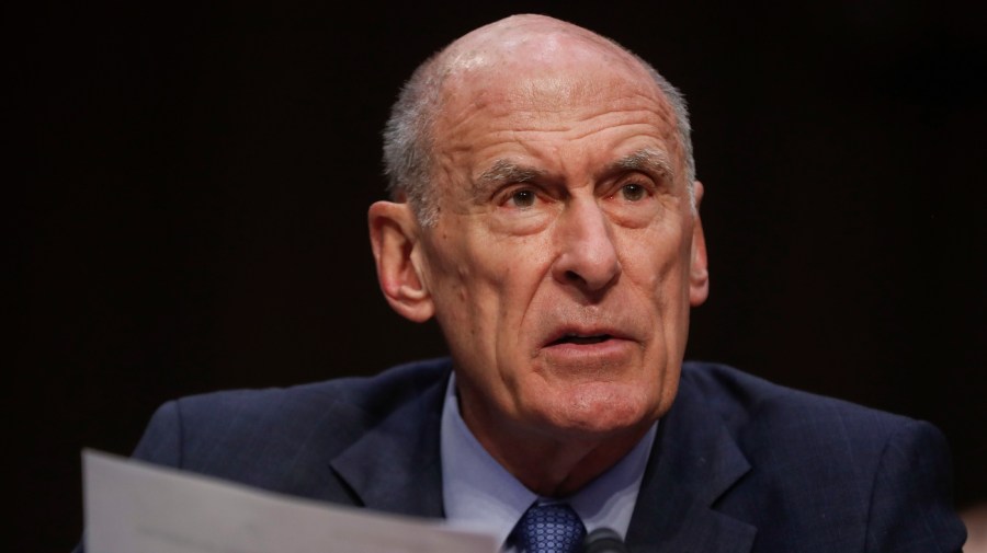 Dir. Of National Intelligence Dan Coats testifies before the Senate Armed Services Committee on Capitol Hill in Washington, Tuesday, March 6, 2018. (AP Photo/Pablo Martinez Monsivais)