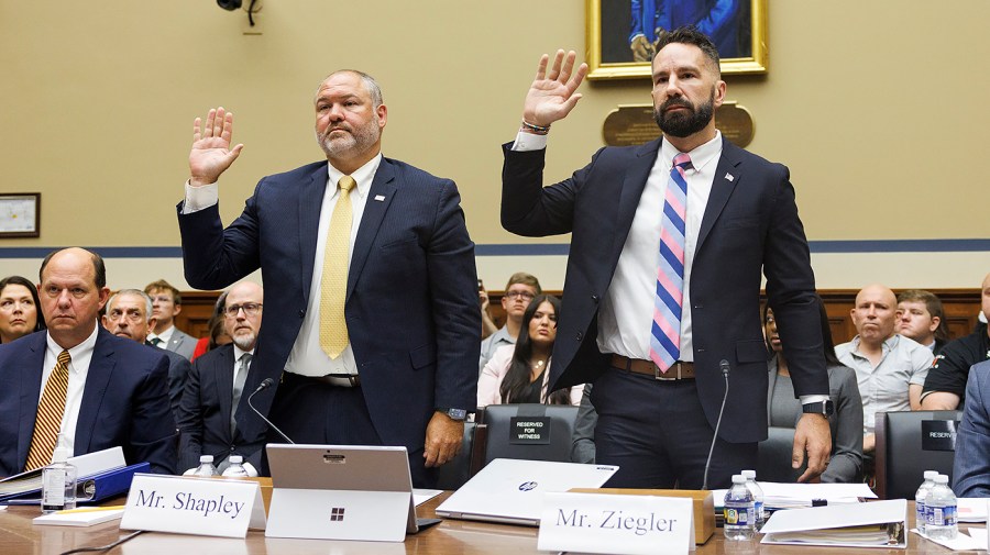 Gary Shapley, IRS Supervisory Special Agent, and whistleblower Joe Ziegler