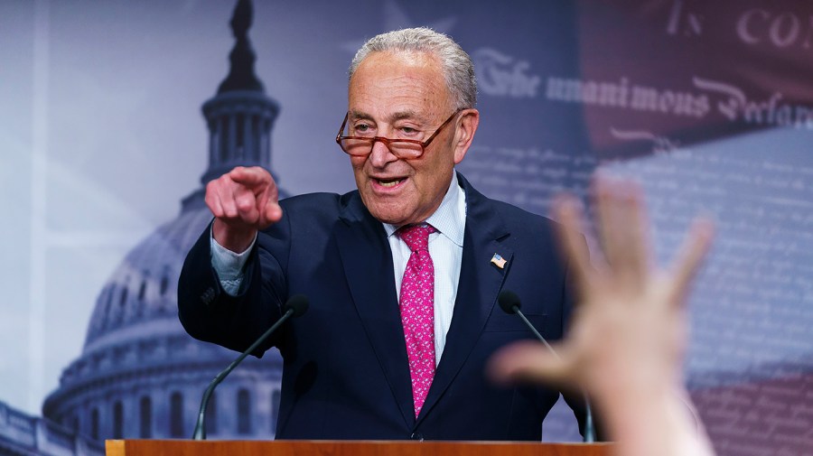 Majority Leader Chuck Schumer (D-N.Y.)