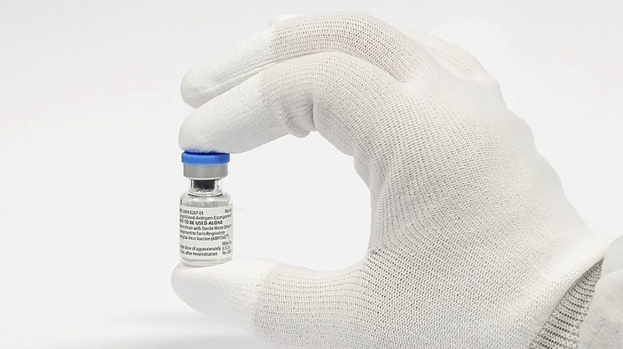 FILE - This photo provided by Pfizer in August 2023 shows their RSV vaccine Abrysvo. (Pfizer via AP, File)