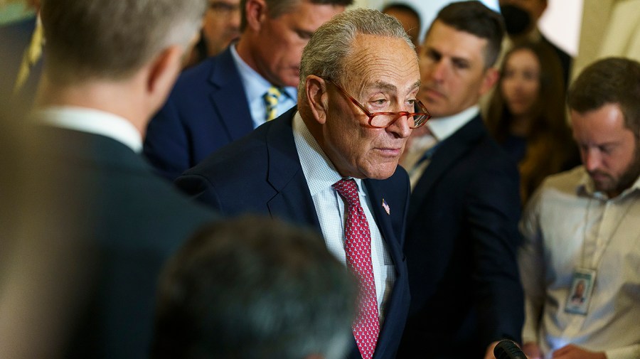 Majority Leader Chuck Schumer (D-N.Y.)