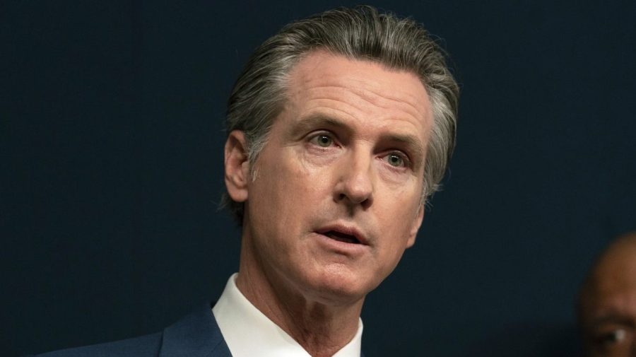 FILE - California Gov. Gavin Newsom speaks during a news conference in Sacramento, Calif., Tuesday Sept, 26, 2023. (AP Photo/Rich Pedroncelli, File)