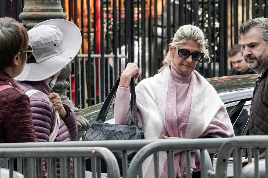 Nadine Menendez, the wife of Sen. Bob Menendez arrives at federal court.