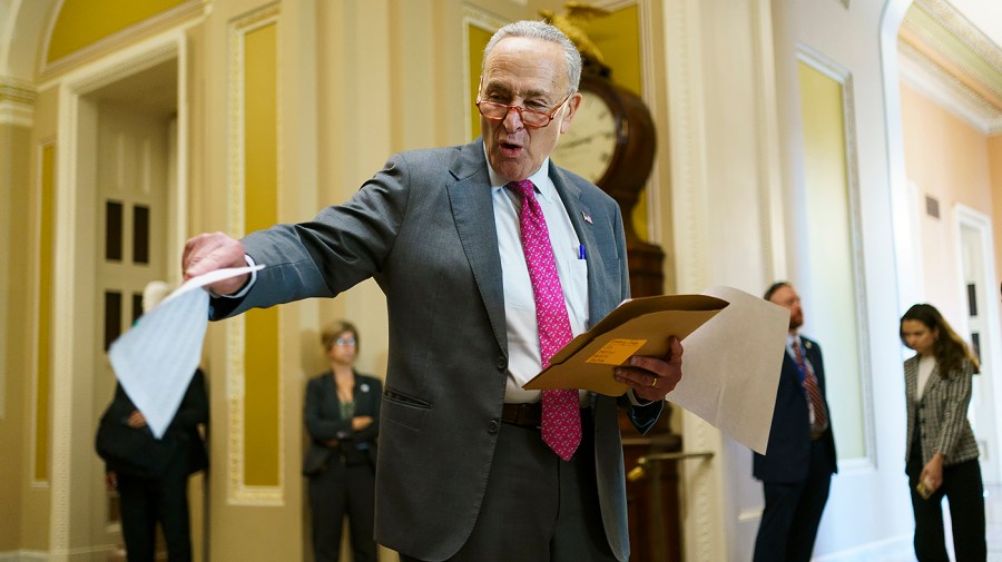 Majority Leader Chuck Schumer (D-N.Y.)