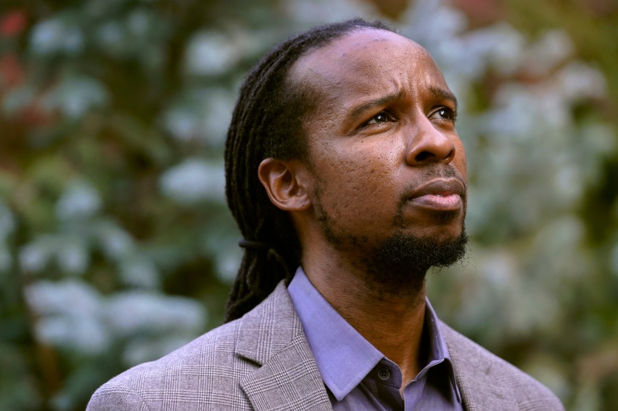 FILE - In this Oct. 21, 2020, file photo, Ibram X. Kendi, director of Boston University's Center for Antiracist Research, stands for a portrait in Boston. Boston University said Tuesday, Nov. 7, 2023 that its initial inquiry into the antiracist research center run by Kendi found no issues with how it managed its finances. The university launched the inquiry into the financials of the BU Center for Antiracist Research in September, after acknowledging the organization was laying off a number of its staff and changing its operating model. (AP Photo/Steven Senne, File)