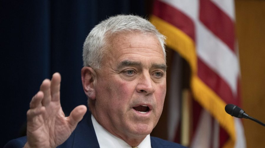 FILE - Chairman Brad Wenstrup, R-Ohio, speaks during a House Select Subcommittee hearing on the Coronavirus pandemic investigation of the origins of COVID-19, April 18, 2023, on Capitol Hill in Washington. Wenstrup, who leads the House GOP's investigation of the origins of COVID-19, says he won't seek reelection next year. (AP Photo/Manuel Balce Ceneta, File)