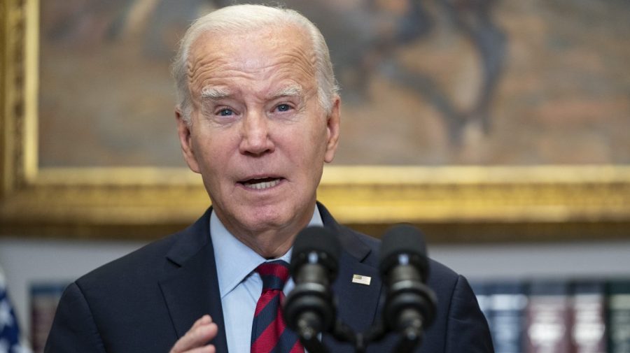 FILE - President Joe Biden speaks about student loan debt forgiveness, in the Roosevelt Room of the White House, Oct. 4, 2023, in Washington. Biden has a lot of unfinished business from his first term that he intends to continue if reelected. (AP Photo/Evan Vucci, File)