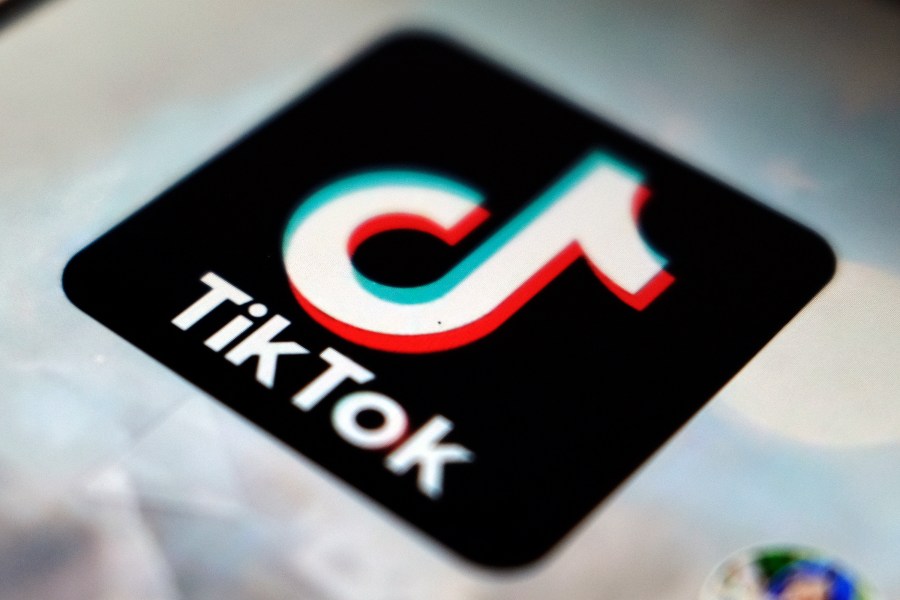 FILE - A view of the TikTok app logo, in Tokyo, Japan, Sept. 28, 2020. The European Union ratcheted up its scrutiny of Big Tech companies on Thursday, Oct. 19, 2023, with demands for Meta and TikTok to detail their efforts on curbing illegal content and disinformation amid the Israel-Hamas war. (AP Photo/Kiichiro Sato, File)