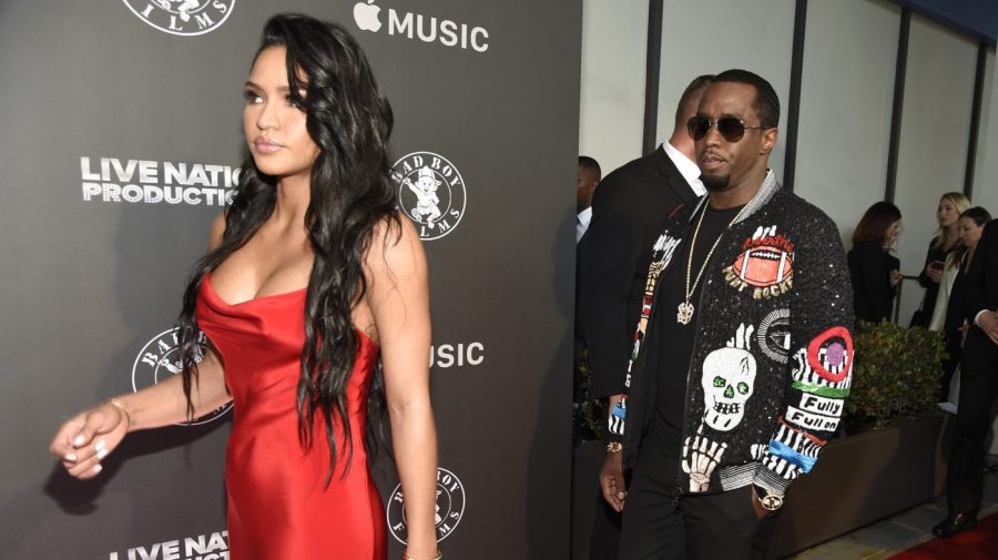 Cassie Ventura and Sean "Diddy" Combs are seen at an event in Los Angeles.