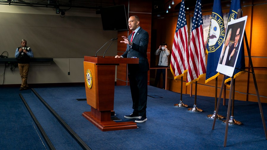 Minority Leader Hakeem Jeffries (D-N.Y.)