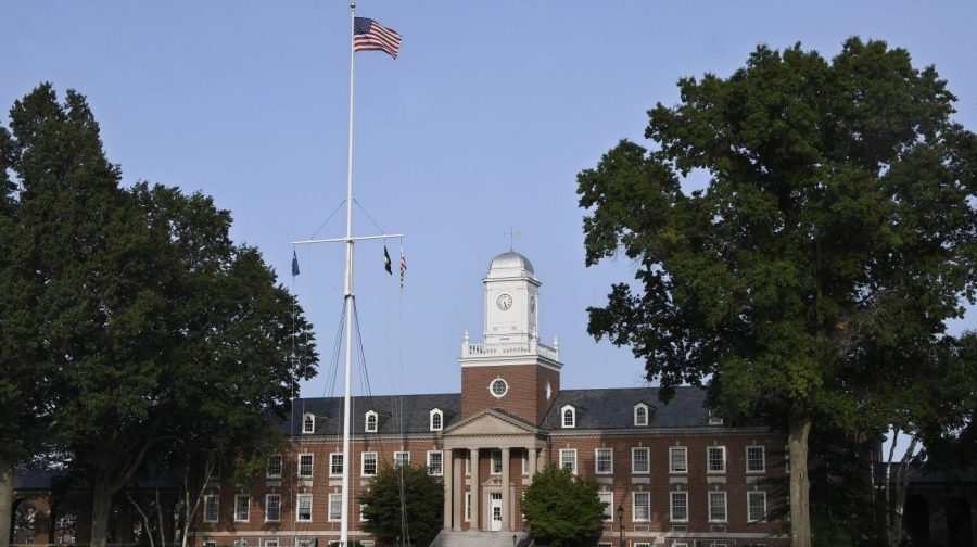 FILE - The United States Coast Guard Academy is seen, Sept. 14, 2020, in New London, Conn. An internal U.S. Coast Guard review has found that too many of the service's members aren’t experiencing a safe workplace while trust in leadership is eroding. The wide-ranging internal report was released Wednesday, Dec. 6, 2023 months after the Coast Guard apologized for failing to adequately handle cases of sexual assault and harassment at the service’s Connecticut academy. (AP Photo/Jessica Hill, File)