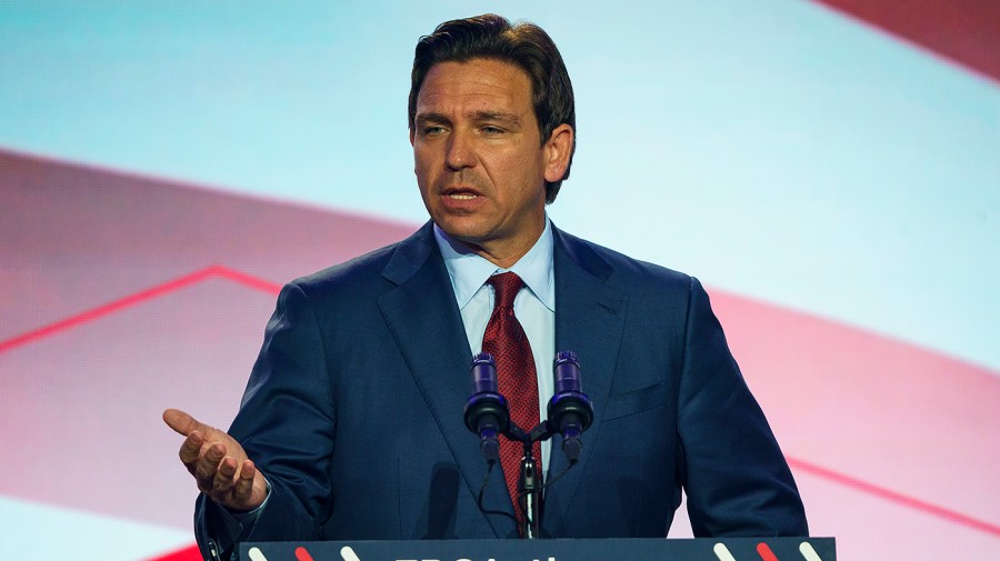 Republican presidential candidate and Florida Gov. Ron DeSantis