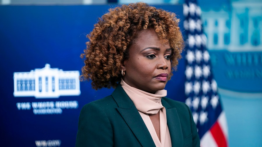 White House press secretary Karine Jean-Pierre