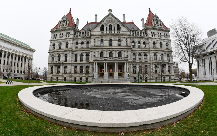 FILE - The New York state Capitol in Albany, N.Y., is pictured on Dec. 14, 2020.