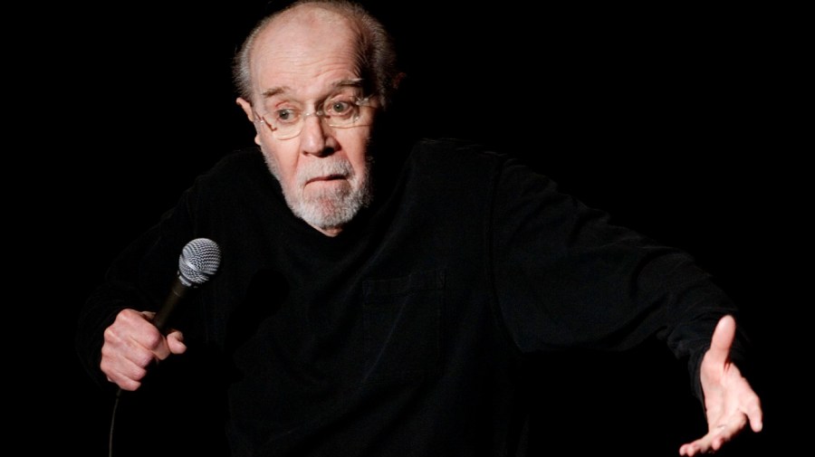 File - Comedian George Carlin opens the 13th annual U.S. Comedy Arts Festival at the Wheeler Opera House, Wednesday, Feb. 28, 2007, in Aspen, Colo.