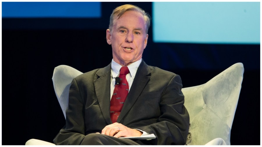 Howard Dean speaks at the Geisinger's National Healthcare Symposium in Danville, Pa., Thursday, Nov. 9, 2017. (AP Photo/Matt Rourke)