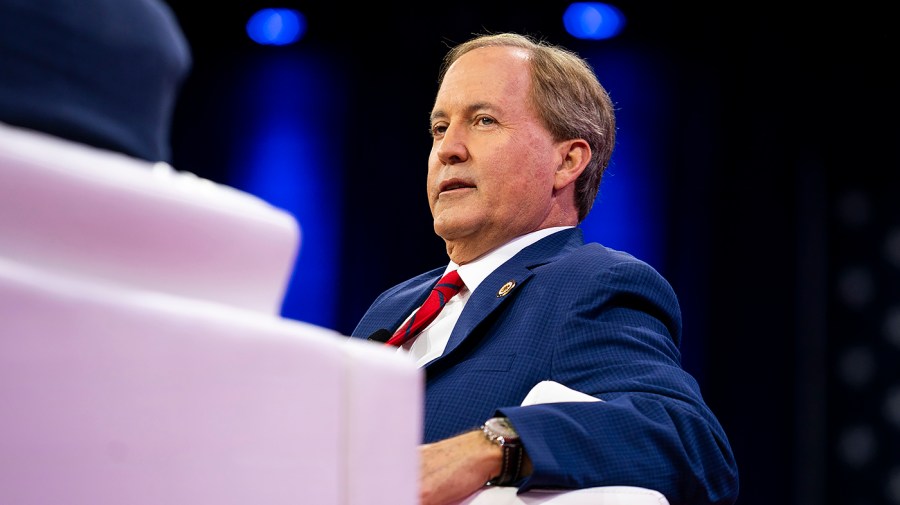 Texas Attorney General Ken Paxton participates it an event at the Conservative Political Action Conference.