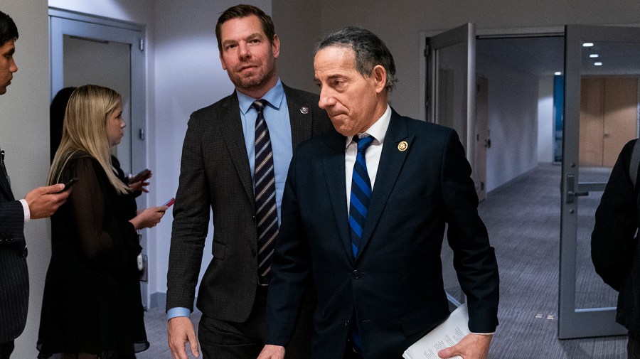 Reps. Eric Swalwell (D-Calif.) and Jamie Raskin (D-Md.)