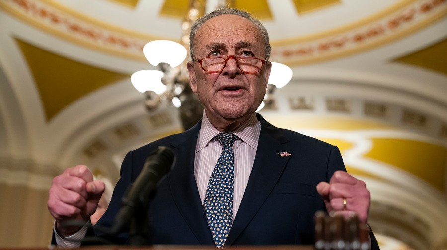 Majority Leader Chuck Schumer (D-N.Y.)