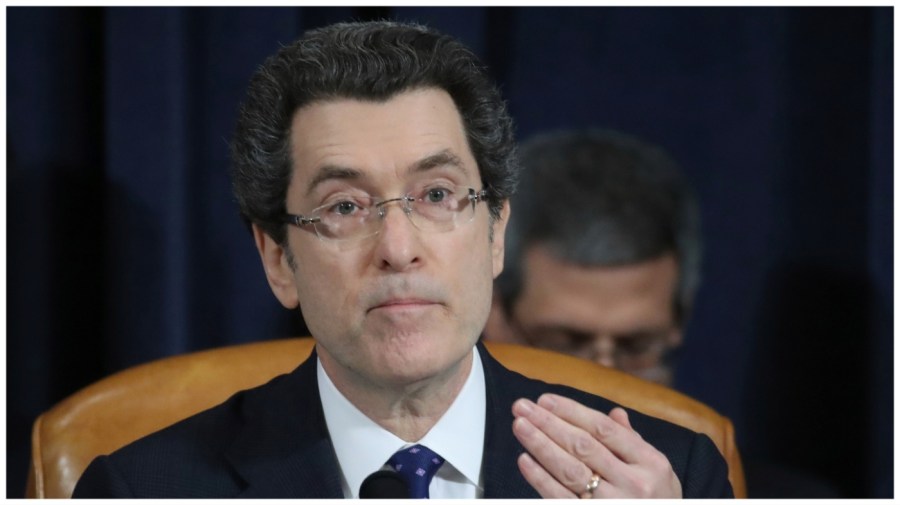 Norm Eisen during a hearing before the House Judiciary Committee on the constitutional grounds for the impeachment of President Donald Trump, Wednesday, Dec. 4, 2019, on Capitol Hill in Washington. (Drew Angerer/Pool via AP)