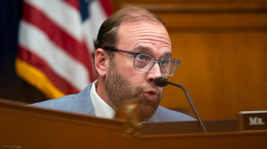 Representative Jason Smith speaks during a congressional hearing.