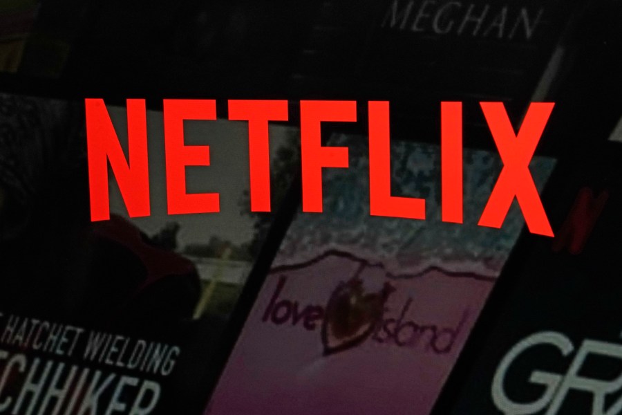 FILE - The Netflix logo is shown in this photo from the company's website, in New York, Feb. 2, 2023. Netflix reports their earnings on Thursday, April 18, 2024. (AP Photo/Richard Drew, File)