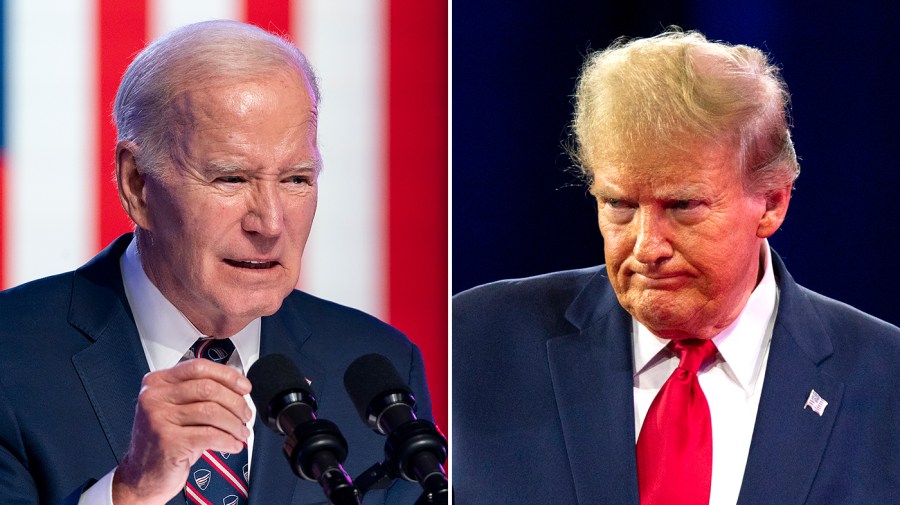 President Biden and former President Trump