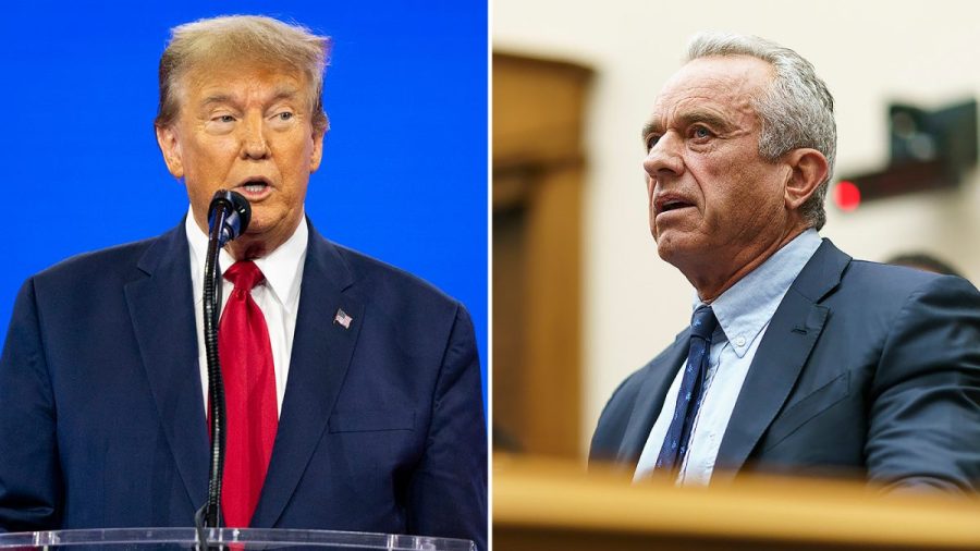 Former president Trump and independent presidential candidate Robert F. Kennedy Jr.