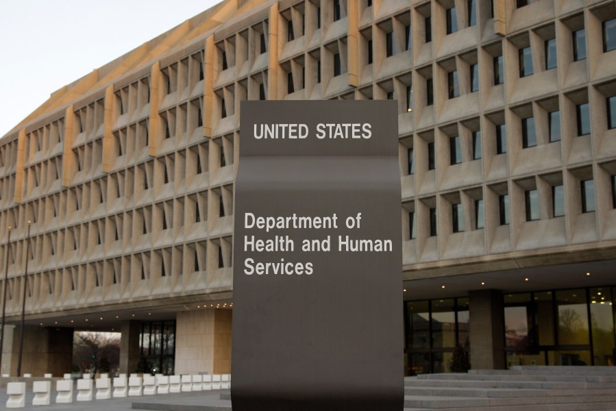 FILE - The U.S. Department of Health and Human Services building is seen, April 5, 2009, in Washington. Tennessee will soon become the first state in the country to offer free diapers to families enrolled in the state’s Medicaid program after receiving federal approval May 17, 2024, state officials have confirmed. Similarly, The Centers for Medicare and Medicaid Services also approved extending a pilot program in Delaware that provides free diapers and wipes to postpartum parents for the first three months after giving birth. (AP Photo/Alex Brandon, File)