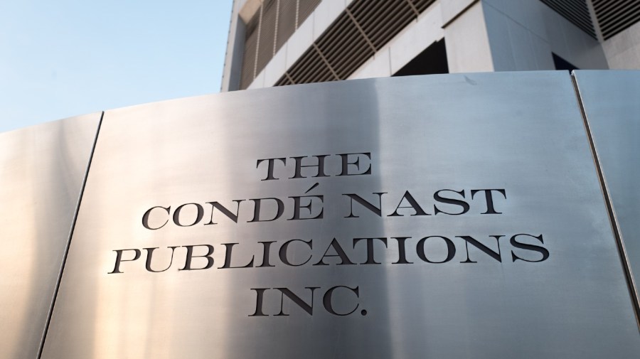 Conde Nast Publications sign in LA