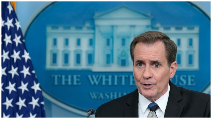 National Security Council spokesman John Kirby speaks during the daily briefing at the White House in Washington, Tuesday, May 28, 2024. (AP Photo/Susan Walsh)