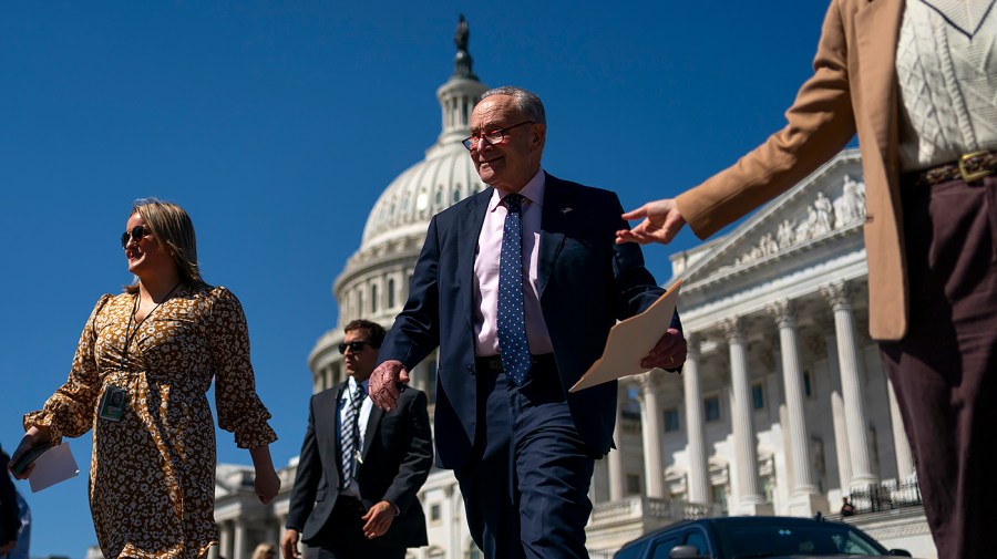 Majority Leader Chuck Schumer (D-N.Y.)