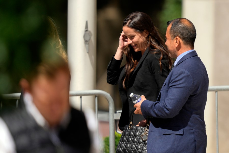 Ashley Biden departs from federal court Monday, June 10, 2024, in Wilmington, Del. (AP Photo/Matt Rourke)