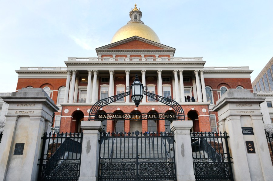 FILE - The Massachusetts Statehouse is seen, Jan. 2, 2019, in Boston. A bill aimed at outlawing “revenge porn” was approved by lawmakers in the Massachusetts House and Senate and shipped Thursday, June 13, 2024 to Democratic Gov. Maura Healey, a move advocates say was long overdue. If signed by Healey, the bill — which bars the sharing of explicit images or videos without the consent of those depicted in the videos — would leave South Carolina as the only state not to have a law specifically banning revenge porn. (AP Photo/Elise Amendola, File)